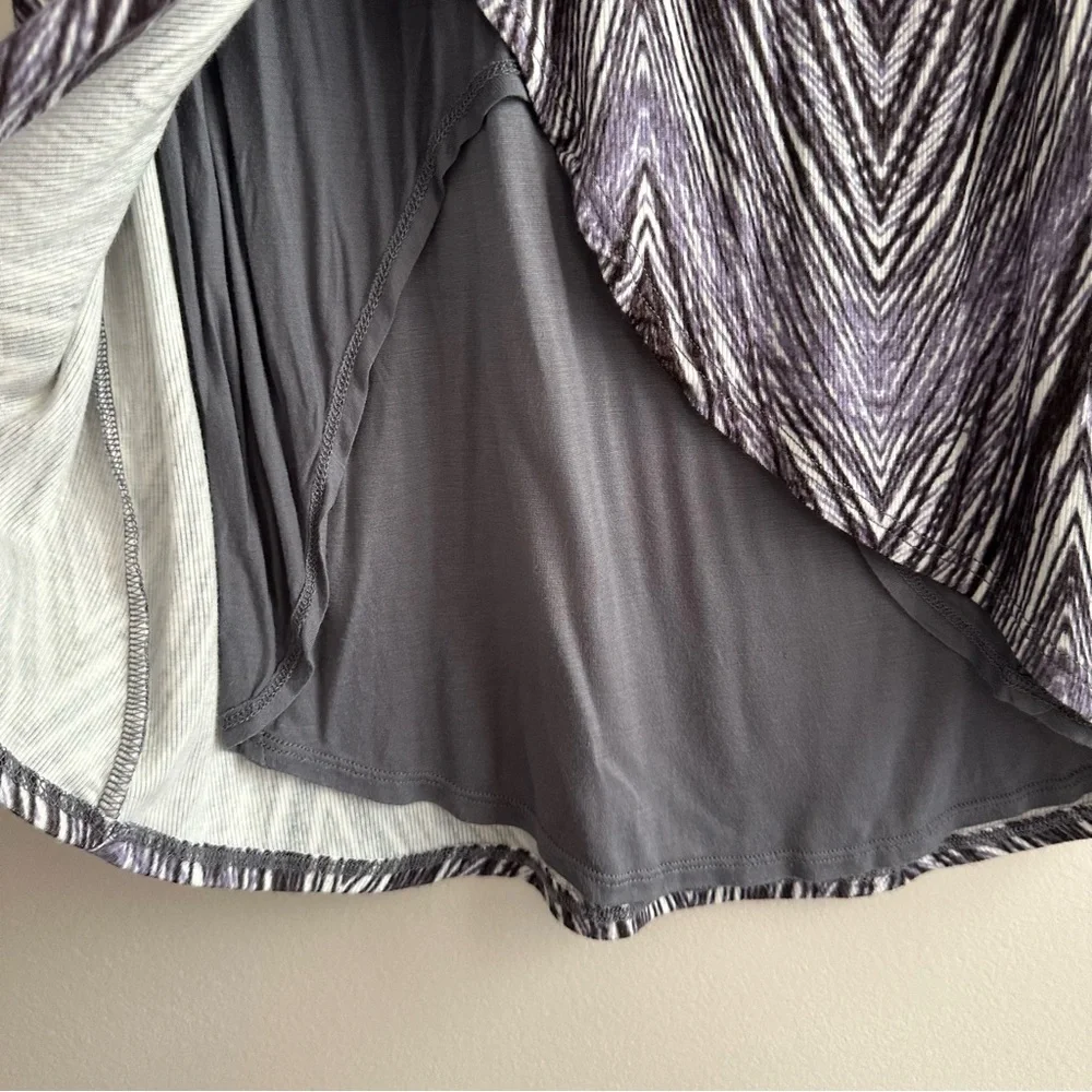 Maeve‎ • Abstract Jersey Faux Wrap Skirt
